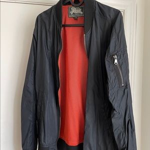 Roots Black Bomber Jacket